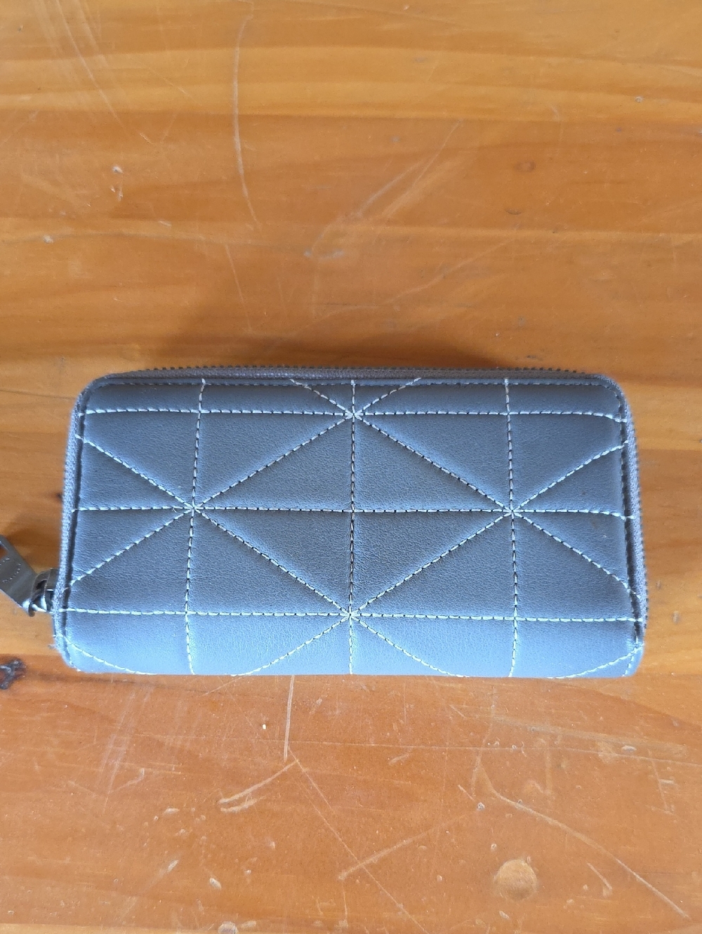Coach Heather Gray Zip Phone